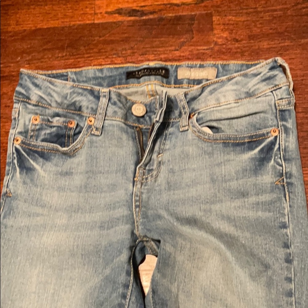 light washed jeans